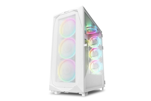 Sharkoon Gehäuse REV300 ATX/E-ATX 2xGlas weiß