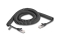 DELOCK RJ45 Spiralkabel Stecker zu Stecker Cat.5e 3m schwarz
