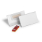 Namensschild, Magnet, Kunststoff, transparent, 75 x 40 mm, 25 Stück