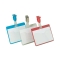 Namensschild mit drehbarem Clip, transparent, 90 x 60 mm, 25 Stück