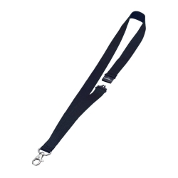 Textilband 20 mm mit Sicherheitsverschluss, 44 cm, schwarz