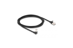DELOCK RJ45 Netzwerkkabel Cat.6A S/FTP Slim 90°unten...