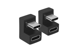 Equip Adapter USB-C->USB-C 180° 10Gbps PD 100W 2Stk