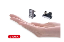 Equip Adapter USB-C->USB-C 180° 40Gbps PD 240W 2Stk