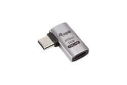 Equip Adapter USB-C->USB-C 180° 40Gbps PD 240W 3Stk