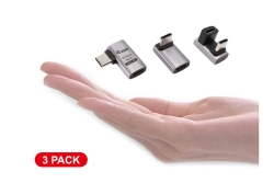 Equip Adapter USB-C->USB-C 180° 40Gbps PD 240W 3Stk