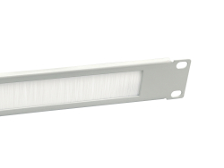 Equip 10 Bürstenblende 1U RAL7035
