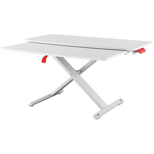Bildschirmträger Ergo Cosy - ausiehbare Tastatur- und Mausablage, grau