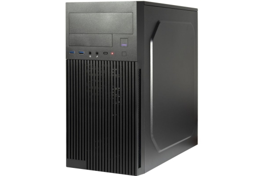 Inter-Tech Geh IT-6521 black Micro-Tower 2xUSB 3.2 Gen 1