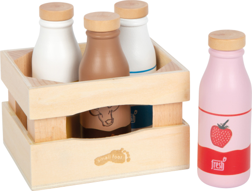 Kiste mit Milchgetränken „fresh“