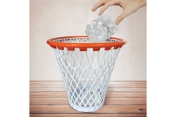 Mad Monkey - Mülleimer in Form eines Basketballnetzes