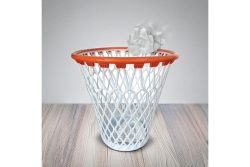 Mad Monkey - Mülleimer in Form eines Basketballnetzes