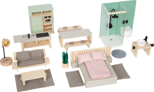 Puppenhausmöbel Set