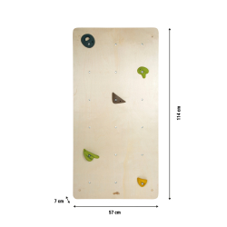 Kletterwand mit Klettersteinen „Adventure“