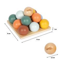 Montessori Sortierspiel mit Kugeln
