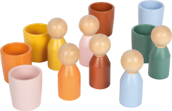 Montessori Sortierbecher mit Figuren