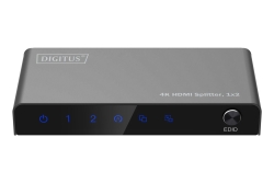 DIGITUS HDMI Splitter 1x2 4K/60Hz HDCP 2.3 EDID Control