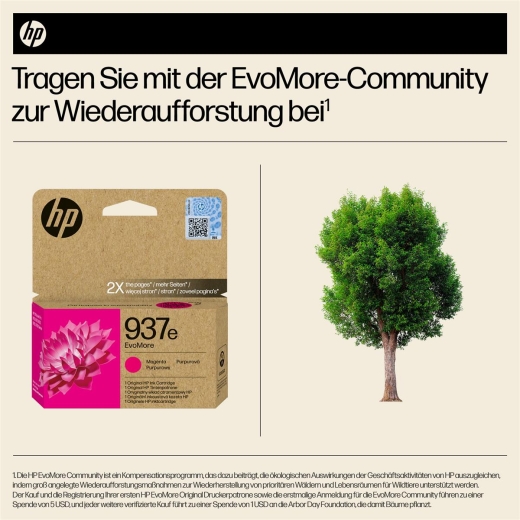 HP 937e Magenta Tintenpatrone EvoMore