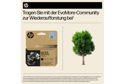 HP 937e Schwarz Tintenpatrone EvoMore