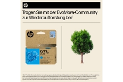 HP 937e Cyan Tintenpatrone EvoMore