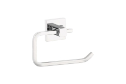 tesa Deluxxe Toilettenrollenhalter ohne Deckel silber