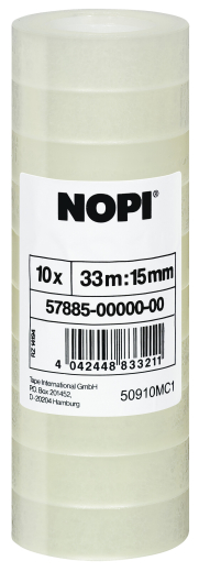 tesa NOPI Klebefilm 33m x 15mm transparent