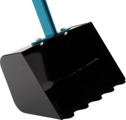Bagger mit Rädern blau