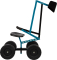 Bagger mit Rädern blau