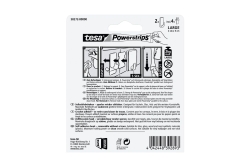 tesa Powerstrips Haken L rechteckig weiß