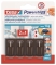 tesa Powerstrips Vario-Gardinenhaken braun