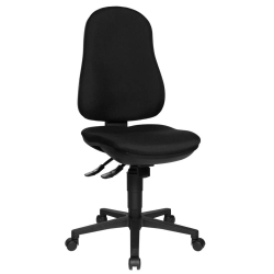 Bürodrehstuhl Support SY ohne Armlehnen - schwarz,...