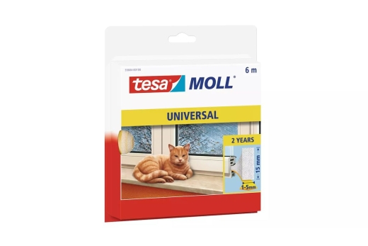 tesamoll Schaumstoff Universal 1 x 5mm weiß
