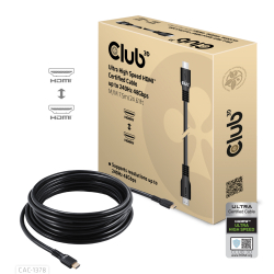 Club3D HDMI-Kabel A -> A 2.1 Ultra High Speed 8K60Hz...