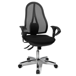 Bürodrehstuhl Open Point SY Deluxe - schwarz, mit...