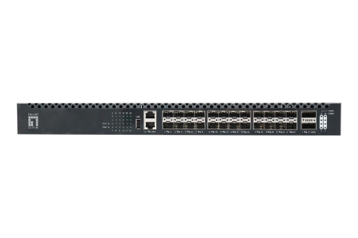 LevelOne Switch 24x10GSFP+/2x100GQSFP+ TOR 19 Managed L3