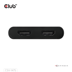 Club3D Adapter USB-C (USB A Adapter) > 2x HDMI 4K@60Hz...