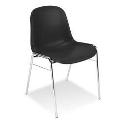 Besucherstuhl BETA K02, schwarz