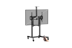 Equip Bodenstandhalter 55-100/1TFT 120kg Mob.Elektr.LFD sw lite Retail