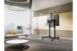 Equip Bodenstandhalter 55-100/1TFT 120kg Mob.Elektr.LFD sw lite Retail