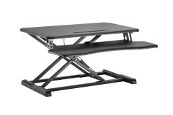 Equip Monitortisch mit Sitz-Stehbankerhöhung 15Kg sw