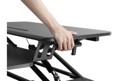 Equip Monitortisch mit Sitz-Stehbankerhöhung 15Kg sw