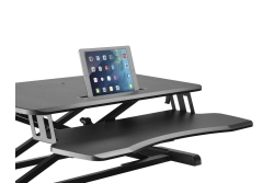 Equip Monitortisch mit Sitz-Stehbankerhöhung 15Kg sw