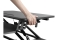 Equip Monitortisch mit Sitz-Stehbankerhöhung 15Kg sw