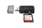 CONCEPTRONIC Kartenleser USB-A3.2->TF/Micro-SD4.0 schwarz