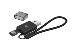 CONCEPTRONIC Kartenleser USB-A3.0->TF/Micro-SD3.0 schwarz