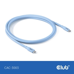 Club3D Lifestyle USB-C Kabel PD 240W,20Gbps 2m blau St/St retail