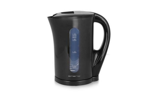 Emerio Wasserkocher, 1,7 l, Kabellos schwarz