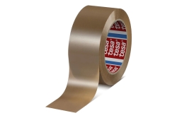 tesa PET-Packband Kautschukklebemasse 132m:50mm 6Stk. braun