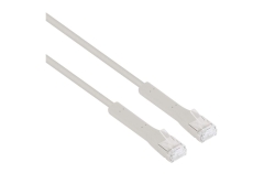 INTELLINET Patchkabel Flexi Cat6a F/FTP 0.5m 10G Kupfer grau