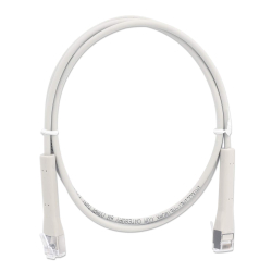 INTELLINET Patchkabel Flexi Cat6a F/FTP 1m 10G Kupfer grau